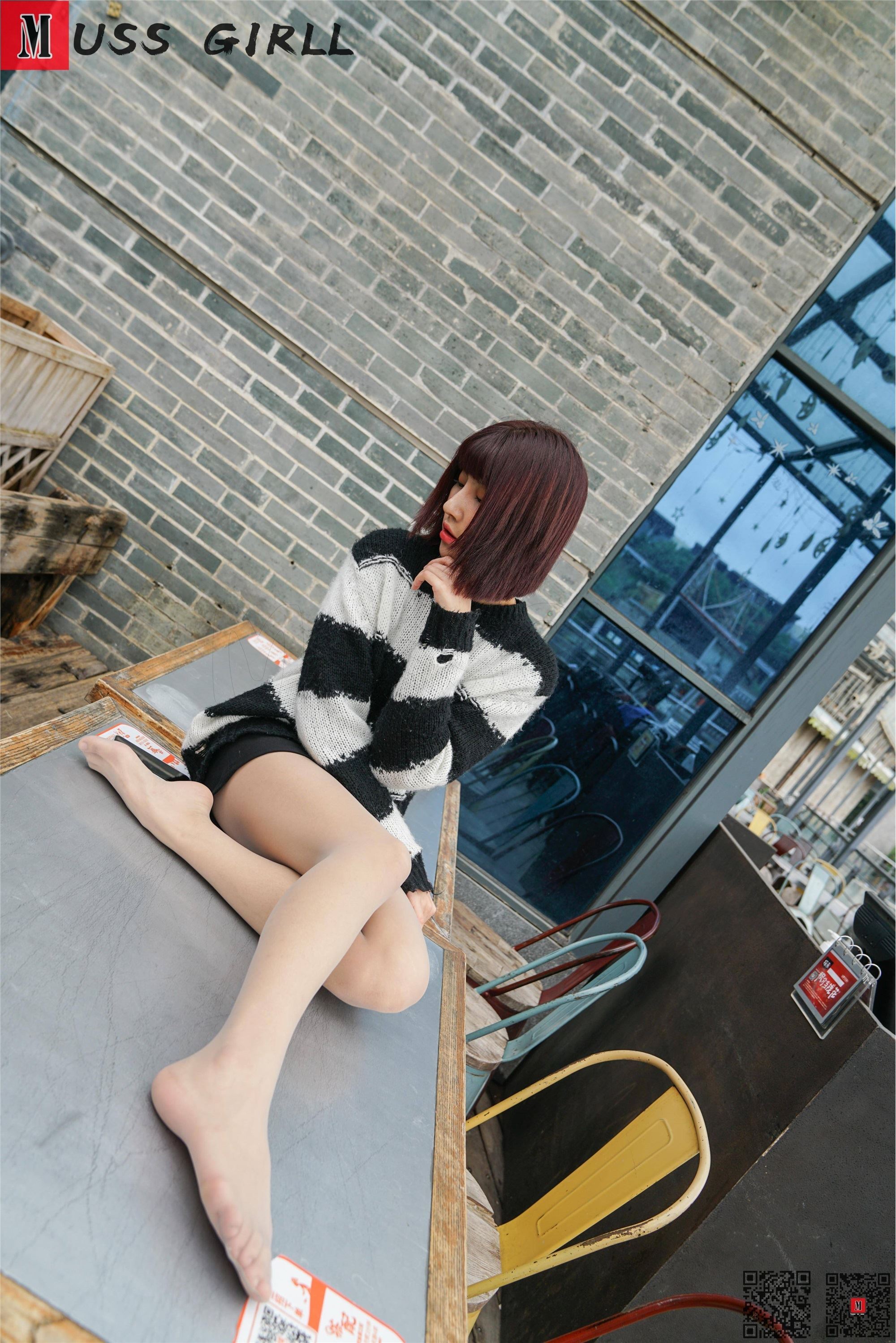 MussGirl慕丝女郎  NO.244-毛衣包臀裙肉丝